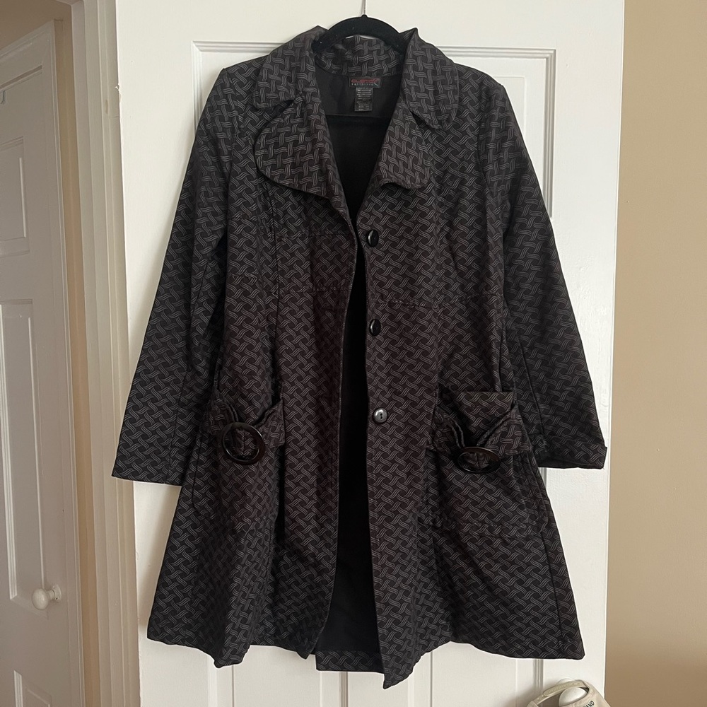 Custo Barcelona patterned trench coat